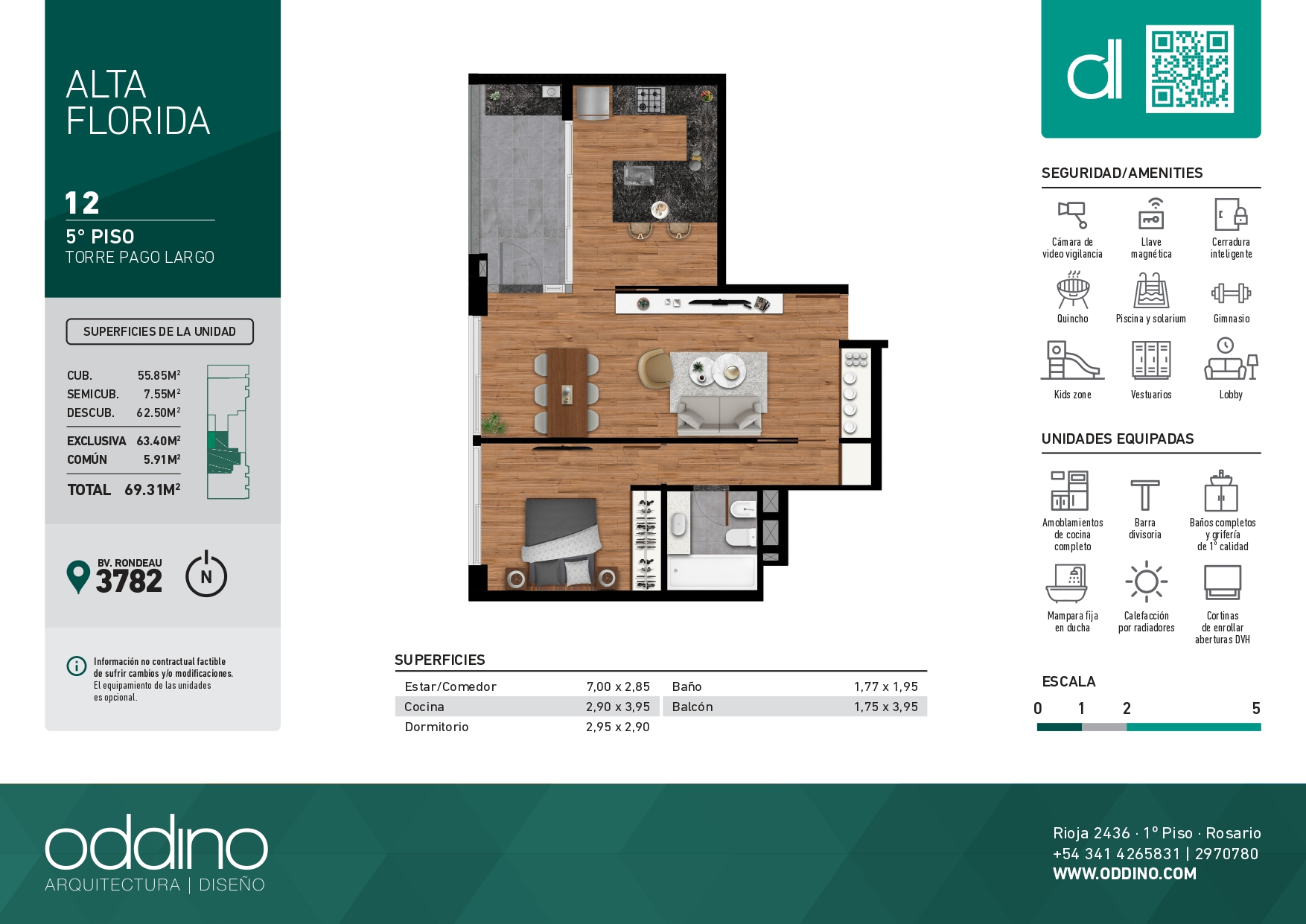 Torre Pago Largo 1 dormitorio - 1